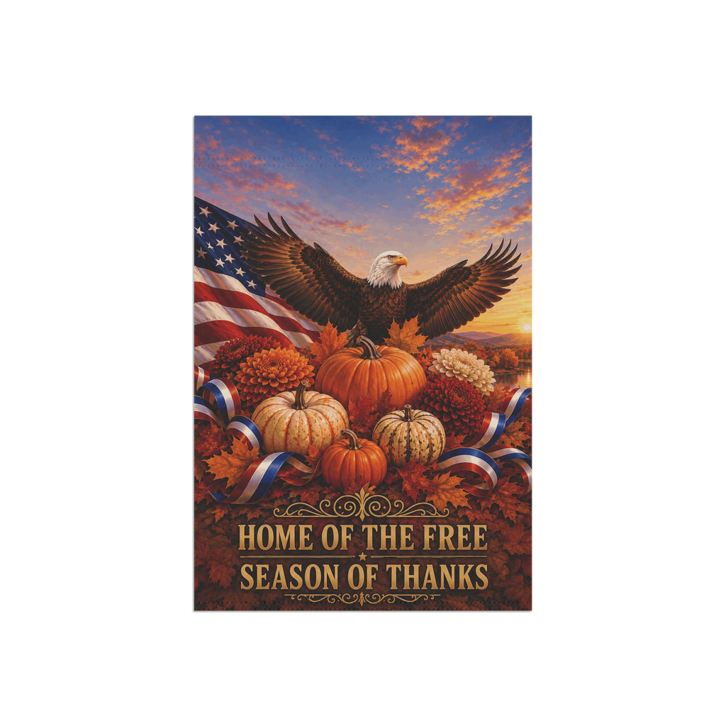 Home of the Free Flag — Garden & House