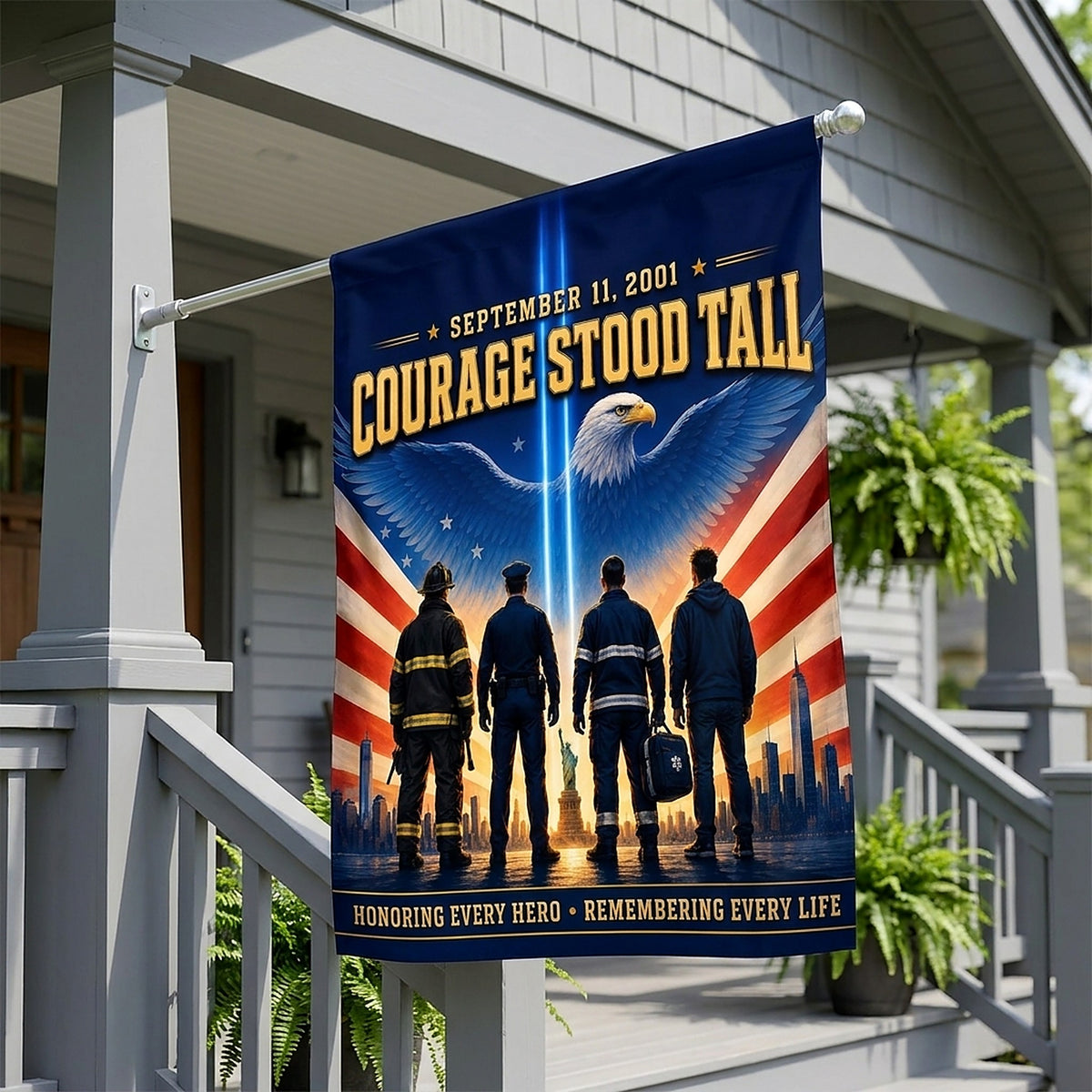 Courage Stood Tall — Garden & House