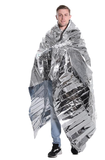 SurvivePro Giant Emergency Thermal Blanket (2 blankets included)