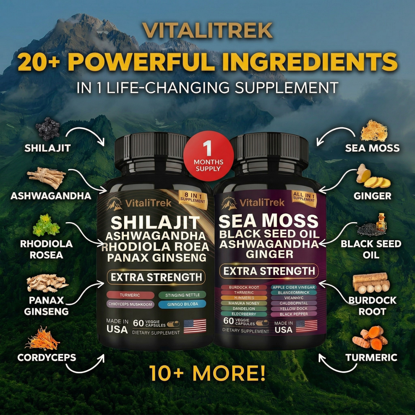 VitaliTrek™ Daily Vitality Stack
