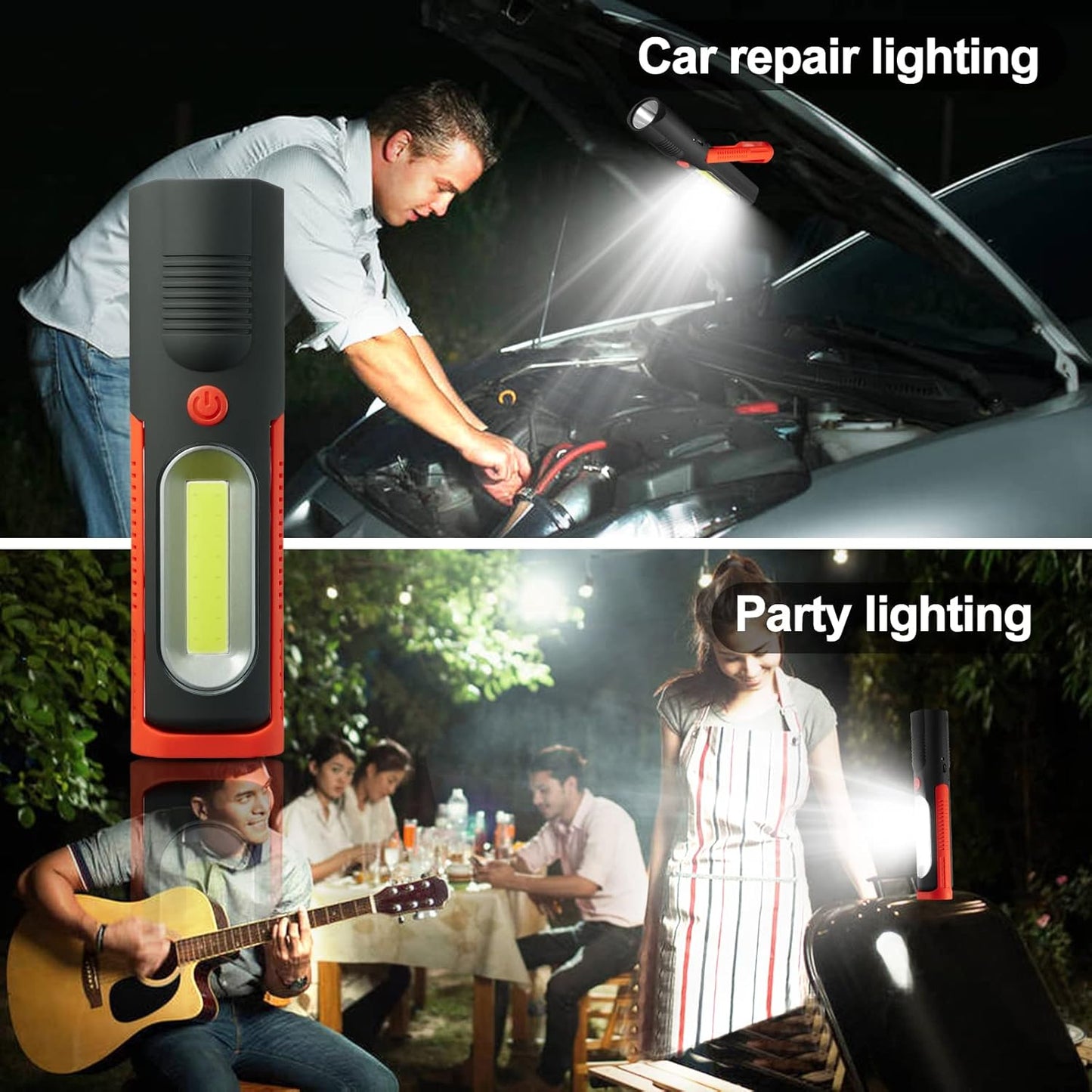 Compact Magnetic Emergency LED USB Light