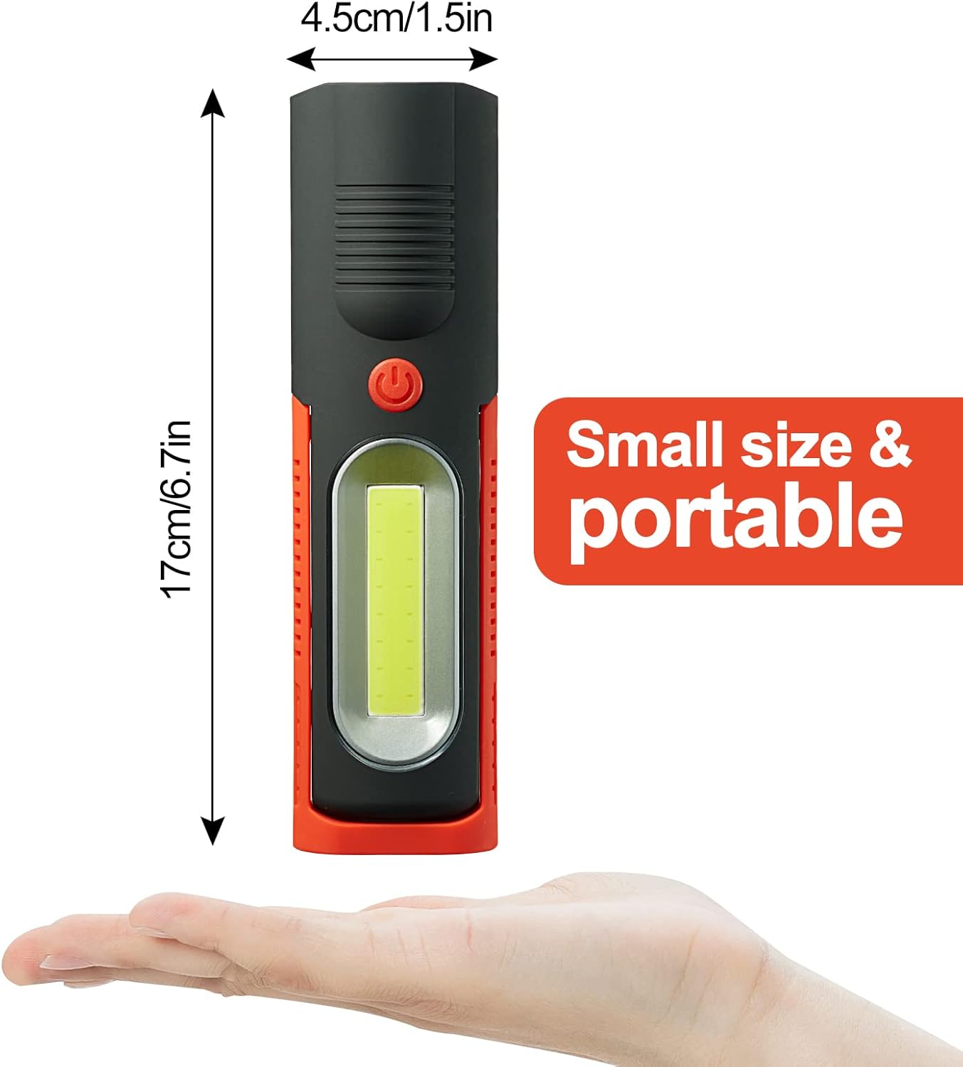 Compact Magnetic Emergency LED USB Light