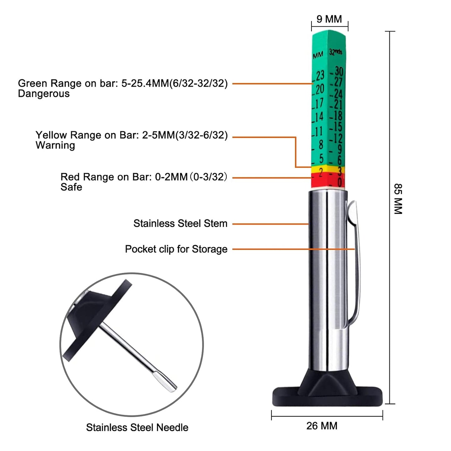 QuickRead Tire Gauge