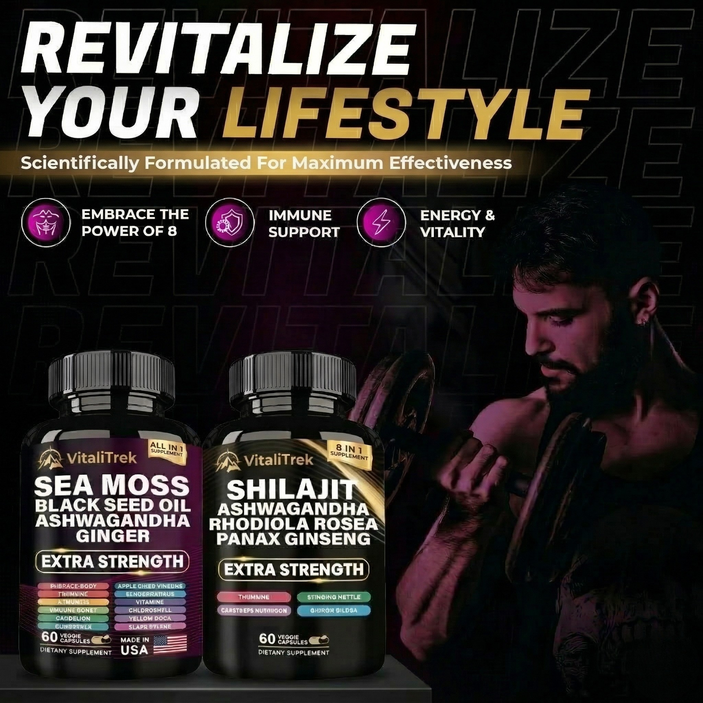 VitaliTrek™ Daily Vitality Stack