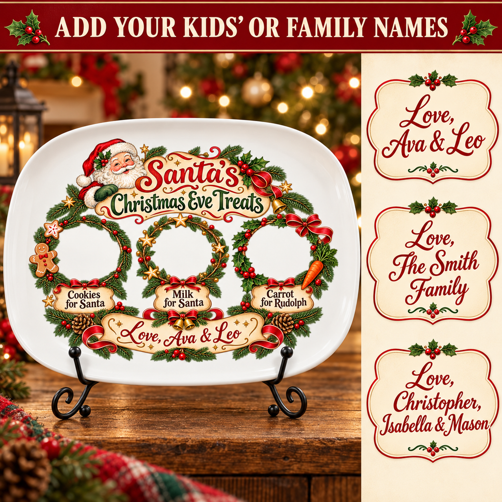 Add your kids' or family names: Love, Ava & Leo; Love, The Smith Family; Love, Christopher, Isabella & Mason